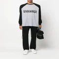 Dsquared2 logo-print long-sleeve T-shirt - Grey