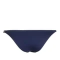 Moschino logo-plaque bikini bottoms - Blue