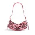 Balenciaga Le Cagole XS graffiti shoulder bag - Pink