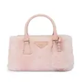 Prada Galleria shearling mini bag - Pink