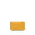Calvin Klein leather logo-lettering cardholder - Yellow