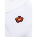 Kenzo intarsia-logo socks - White
