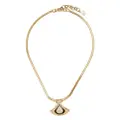 Christian Dior Pre-Owned crystal pendant necklace - Gold