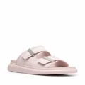 Alexander McQueen Oversized double-strap sandals - Pink