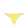 Calvin Klein logo-print strap bikini bottoms - Yellow
