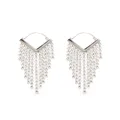 ISABEL MARANT rhinestone-embellishment drop earrings - Silver