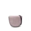 GANNI Banner Nano saddle bag - Pink