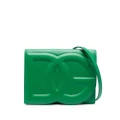 Dolce & Gabbana DG Logo leather crossbody bag - Green