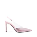 Sergio Rossi 120mm crystal-embellished pointed pumps - Pink