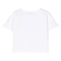 Moschino Kids Teddy Bear-print short-sleeve T-shirt - White