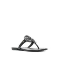 Tory Burch Miller leather sandals - Black