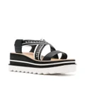 Stella McCartney Sneak-Elyse 80mm platform sandals - Black