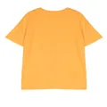 Diesel Kids embossed-logo cotton T-shirt - Orange