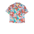 Off-White Kids camouflage-print short-sleeved shirt - Multicolour
