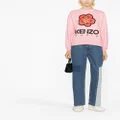 Kenzo Boke-print cotton sweatshirt - Pink