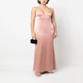 alice + olivia Julietta pleated gown - Pink