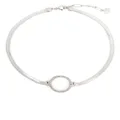 ISABEL MARANT crystal-circle bracelet - Silver