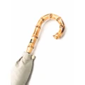 Mackintosh Heriot whangee-handle stick umbrella - Neutrals