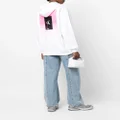 Calvin Klein Jeans logo-print hoodie - White