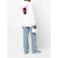 Calvin Klein Jeans logo-print hoodie - White