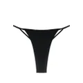 Dolce & Gabbana DG-logo cut-out bikini bottoms - Black
