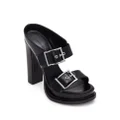Alexander McQueen 120mm leather platform sandals - Black