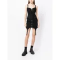 Dion Lee corset garter skirt - Black