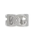 Dolce & Gabbana chunky logo ring - Silver