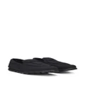 Dolce & Gabbana quilted-finish round toe slippers - Black