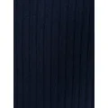 Dell'oglio cashmere ribbed knit scarf - Blue