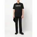 Versace logo-print cotton T-shirt - Black