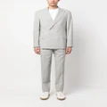 Brunello Cucinelli double-breasted two-piece suit - Grey