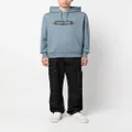 Calvin Klein logo-print hoodie - Blue