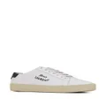 Saint Laurent logo-embroidered low-top sneakers - White