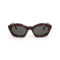 Marni Eyewear tortoiseshell-effect cat-eye sunglasses - Brown