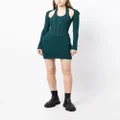 Dion Lee Modular corset dress - Green