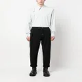 Balmain drop-crotch cropped trousers - Black