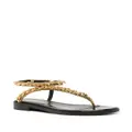 TOM FORD chain-detail leather sandals - Gold