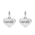 Balenciaga BB Icon heart-motif earrings - Silver
