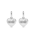 Balenciaga BB Icon heart-motif earrings - Silver