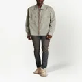 Balmain flap-pockets zip-up shirt - Neutrals