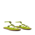 Giambattista Valli Jaipur embellished flat sandals - Green