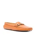 Tod's Gommino leather loafers - Orange
