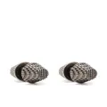 Balenciaga Cagole stud earrings - Silver