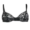 ERES floral-lace detail full-cup bra - Black
