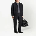 Zegna wool-cotton chore jacket - Black