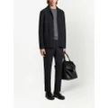 Zegna wool-cotton chore jacket - Black