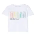 Stella McCartney Kids logo-print short-sleeve T-shirt - White