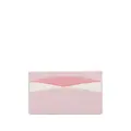 Prada saffiano leather cardholder - Pink