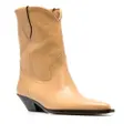 ISABEL MARANT 60mm Dahope leather boots - Brown
